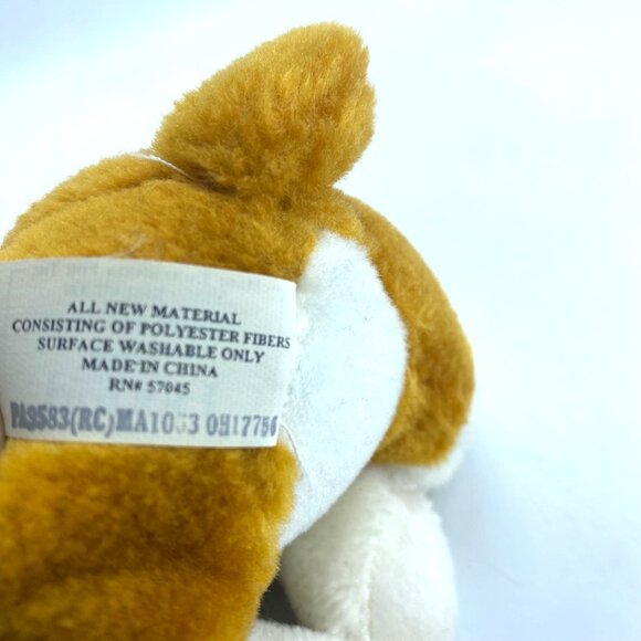 Vtg Disney The Fox And The Hound Copper Puppy Dog Plush Stuffed Animal Toy 7.5" - Picture 4 of 8